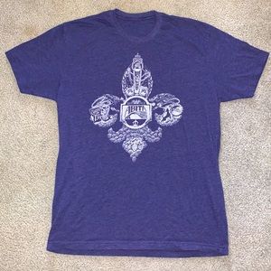 Abita Brewing Purple Fleur De Lis T-Shirt - Size M